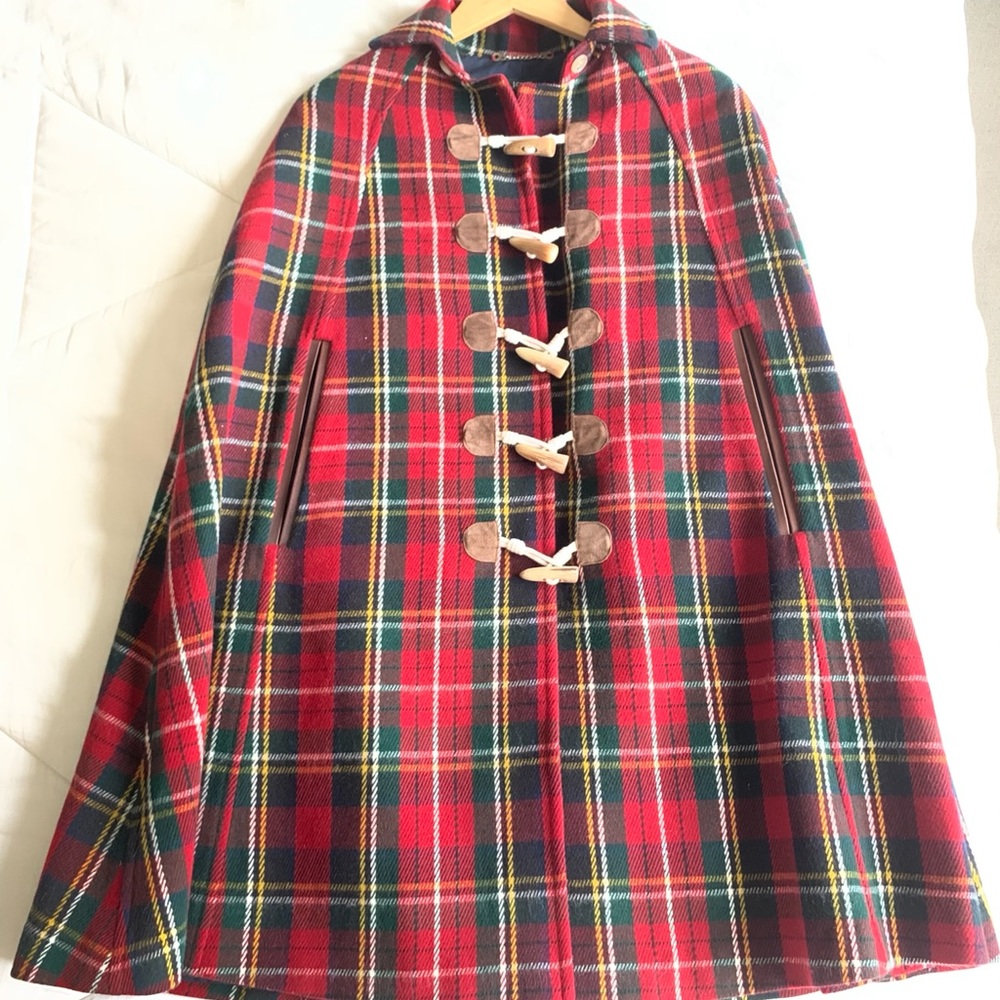 J Crew Collection Scottish authentic wool Cape